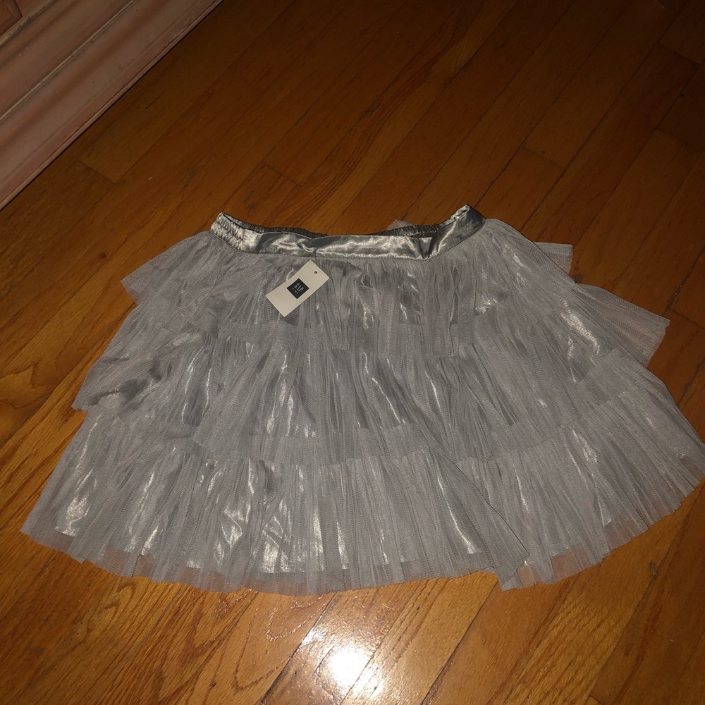 GAP Silver Skirt